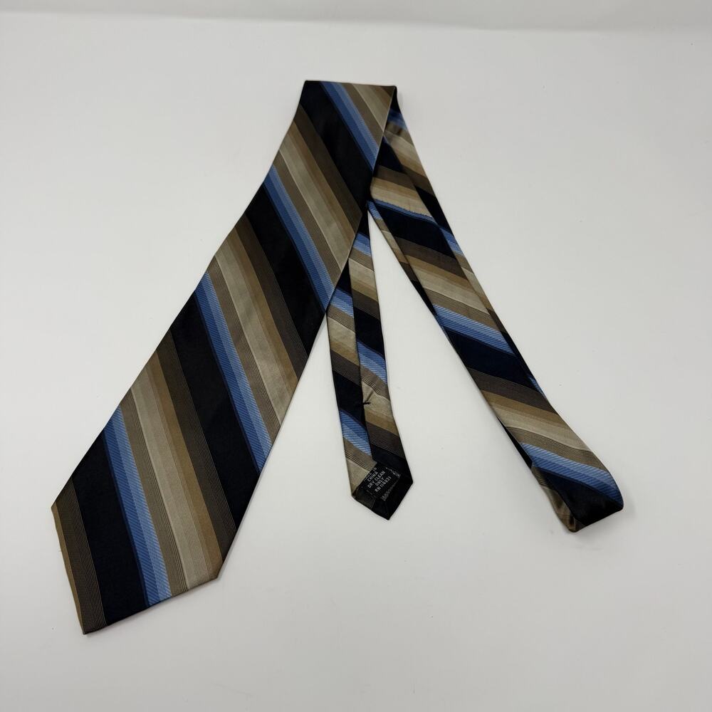 Vintage Paul Dione 100% Silk Striped Necktie